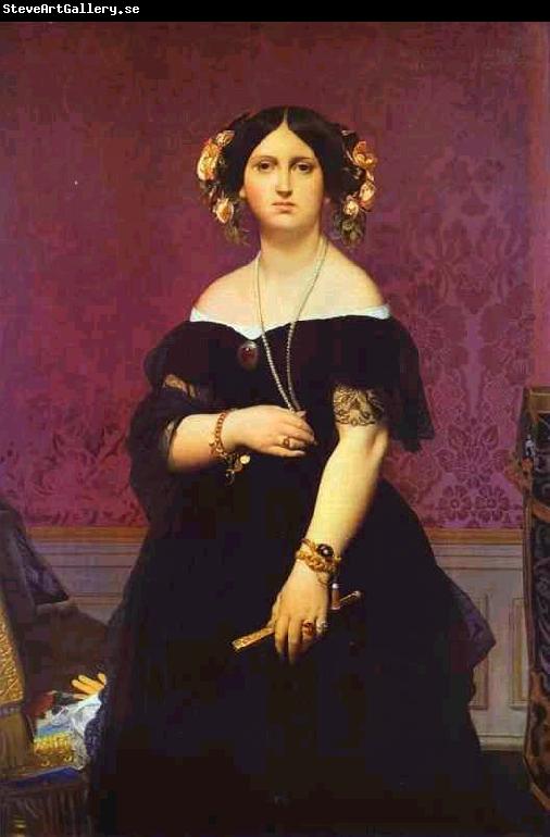 Jean Auguste Dominique Ingres Portrait of Madame Moitessier Standing